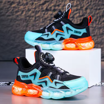 Childrens Sneakers Casual Mesh Breathable Flat Walking Shoes Fashion 2024 Trendy Girls Tennis Shoes Kids Sports Shoes for Boy