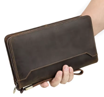 Family Passport Wallet with AirTag Slot for Travel Genuine Leather Credit Card Boarding Pass Holder Pen Cover Money Clutch Bag